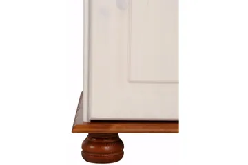 Remiel Skänk 118 cm - Vit/Brun - Förvaring - Förvaringsmöbler - Sideboard & skänk