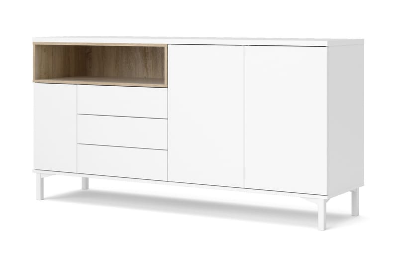 Roomers Skänk - Vit/Brun - Sideboard & skänk