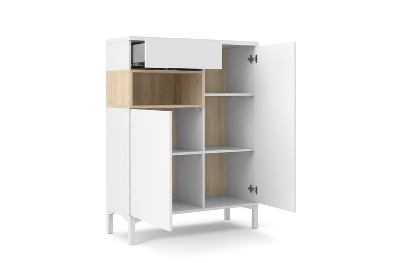 Roomers Skänk - Vit/Ek - Förvaring - Förvaringsmöbler - Sideboard & skänk