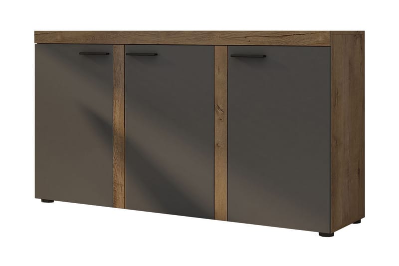 Rumba Skänk 148,8x40,3x82 cm LED-belysning - Beige/Brun/Grå - Förvaring - Förvaringsmöbler - Sideboard & skänk