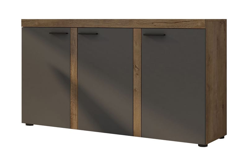 Rumba Skänk 148,8x40,3x82 cm LED-belysning - Beige/Brun/Grå - Sideboard & skänk