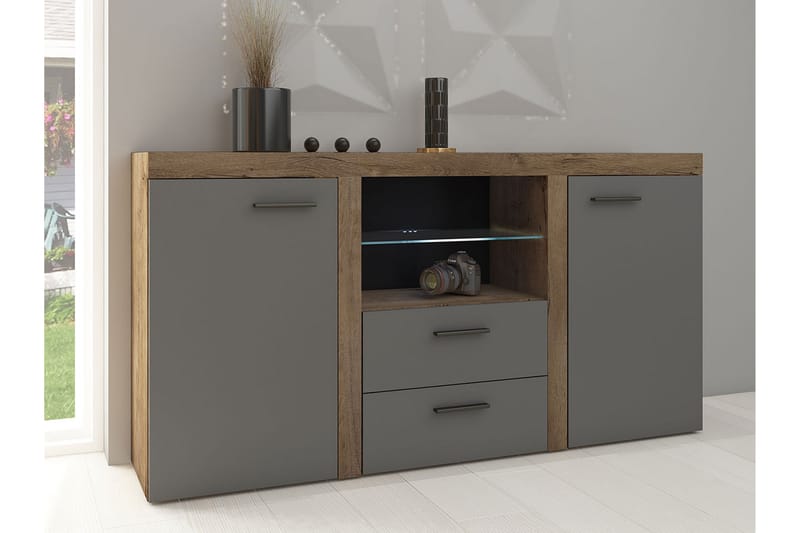 Rumba Skänk 157x40x81 cm - Beige/Vit - Förvaring - Förvaringsmöbler - Sideboard & skänk