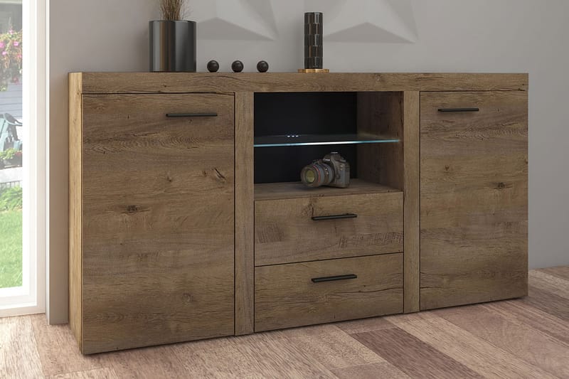 Rumba Skänk 157x40x81 cm - Brun - Förvaring - Förvaringsmöbler - Sideboard & skänk