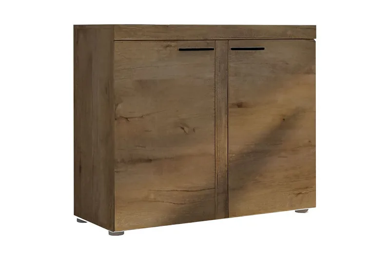 Rumba Skänk 97,2x40,3x82 cm LED-belysning - Beige/Brun/Grå - Förvaring - Förvaringsmöbler - Sideboard & skänk