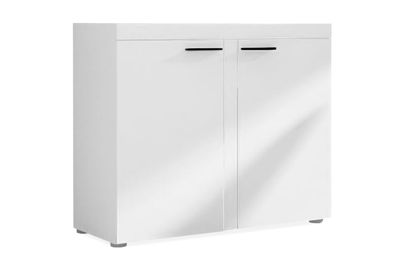 Rumba Skänk 97,2x40,3x82 cm LED-belysning - Grå/Vit - Sideboard & skänk