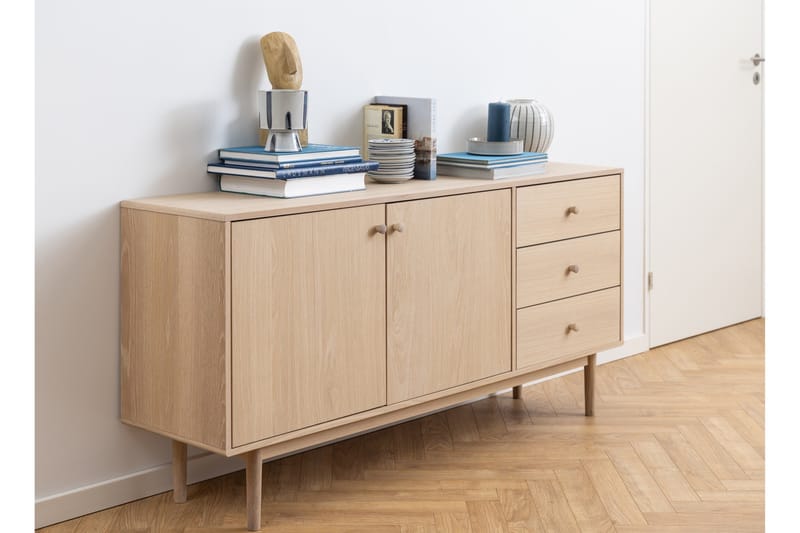 Salama Skänk 160 cm - Vit - Förvaring - Förvaringsmöbler - Sideboard & skänk