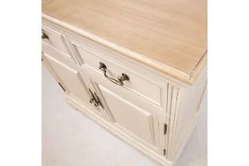 Samira Skänk 85 cm i Mörkt Trä - Offwhite - Förvaring - Förvaringsmöbler - Sideboard & skänk
