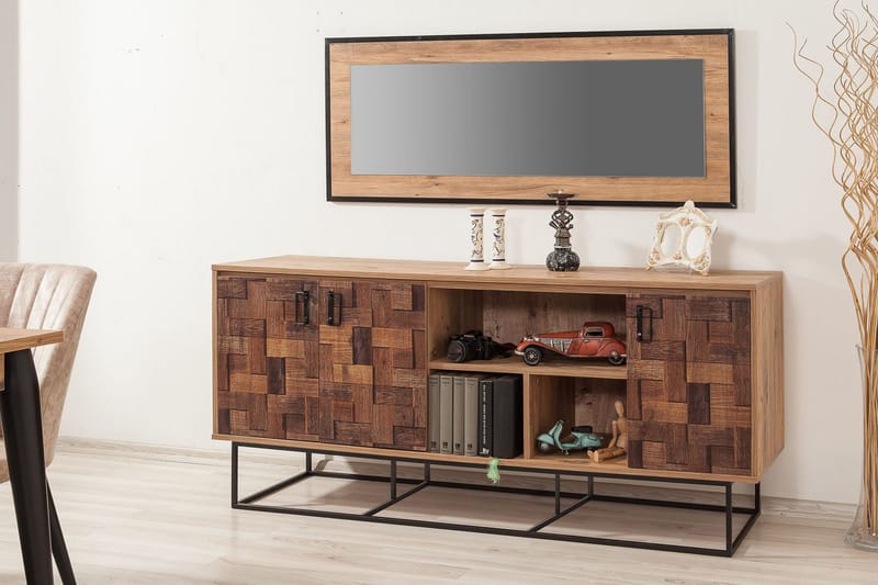 Sapphira Skänk Flätad - Mörkbrun - Förvaring - Förvaringsmöbler - Sideboard & skänk