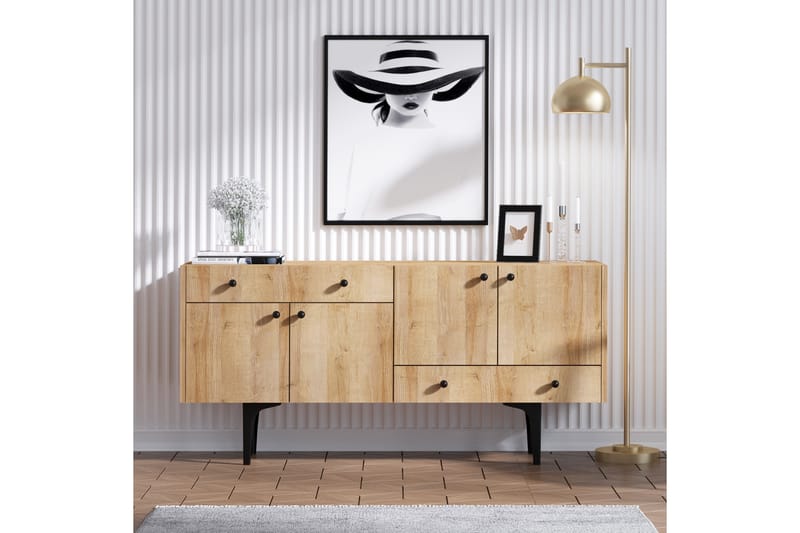 Sideboard 40x140 cm - Natur - Sideboard & skänk