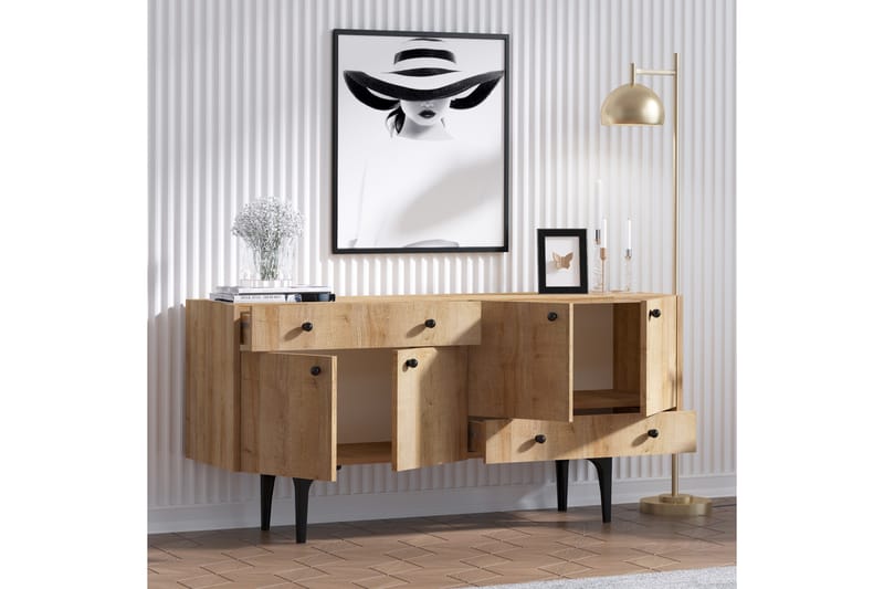 Sideboard 40x140 cm - Natur - Sideboard & skänk