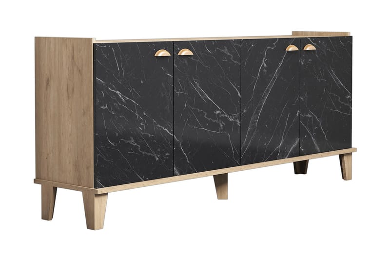 Sideboard 41x182 cm - Natur/Svart - Förvaring - Förvaringsmöbler - Sideboard & skänk