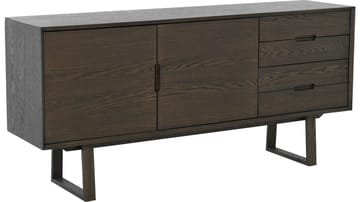 Sideboard Norvik - Brunlackad ekfaner och vitpigmenterad finish - Förvaring - Förvaringsmöbler - Sideboard & skänk