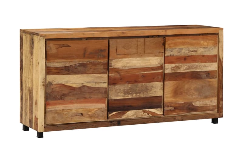 Sidoskåp 160x38x79 cm massivt återvunnet trä - Brun - Sideboard & skänk