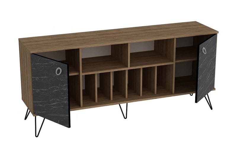 Sincerely Sidobord 180 cm - Valnöt|Svart - Förvaring - Förvaringsmöbler - Sideboard & skänk