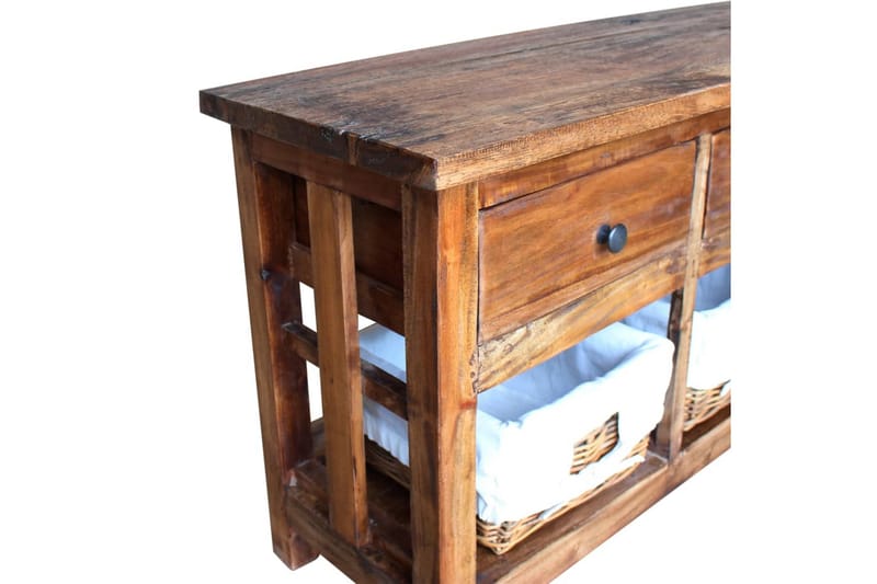 Skänk återvunnet trä 100x30x50 cm - Brun - Förvaring - Förvaringsmöbler - Sideboard & skänk