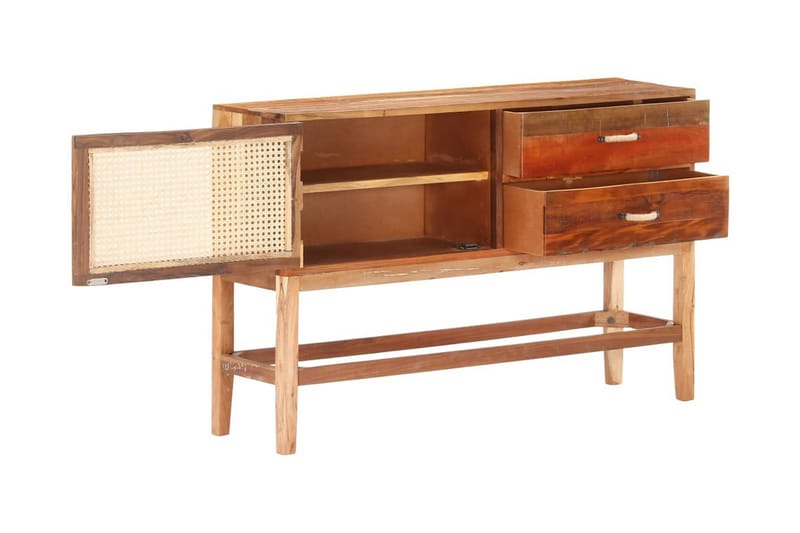 Skänk 118x30x76 cm massivt återvunnet trä - Brun - Förvaring - Förvaringsmöbler - Sideboard & skänk