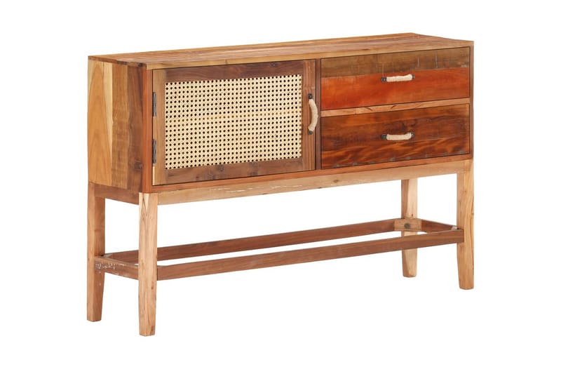 Skänk 118x30x76 cm massivt återvunnet trä - Brun - Förvaring - Förvaringsmöbler - Sideboard & skänk