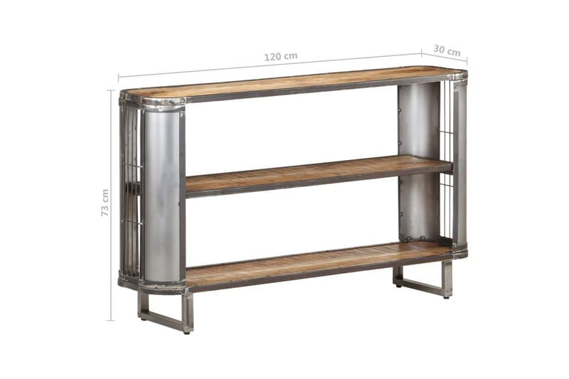 Skänk 120x30x73 cm massivt mangoträ - Brun - Förvaring - Förvaringsmöbler - Sideboard & skänk