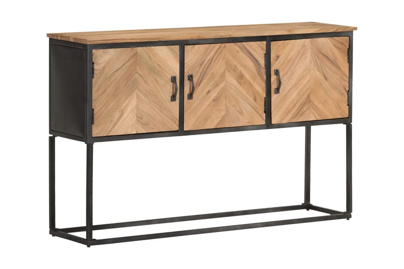 Skänk 120x30x75 cm massivt akaciaträ - Brun - Sideboard & skänk