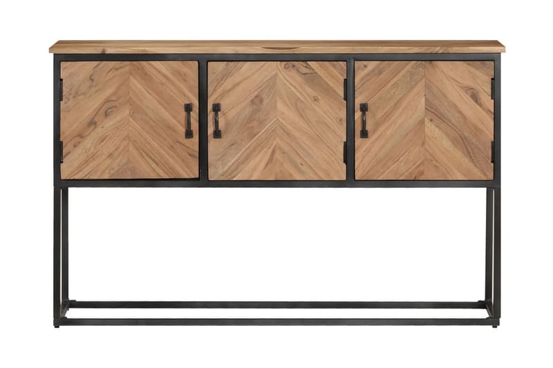 Skänk 120x30x75 cm massivt akaciaträ - Brun - Förvaring - Förvaringsmöbler - Sideboard & skänk