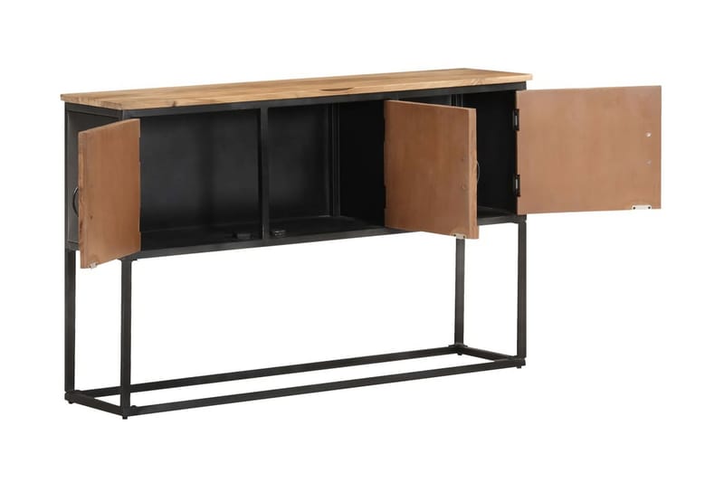 Skänk 120x30x75 cm massivt akaciaträ - Brun - Förvaring - Förvaringsmöbler - Sideboard & skänk