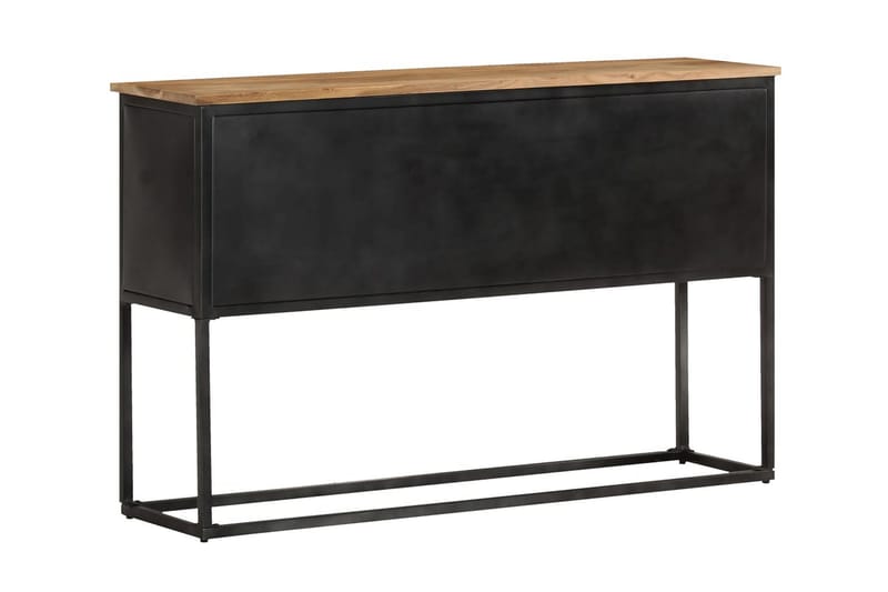 Skänk 120x30x75 cm massivt akaciaträ - Brun - Förvaring - Förvaringsmöbler - Sideboard & skänk