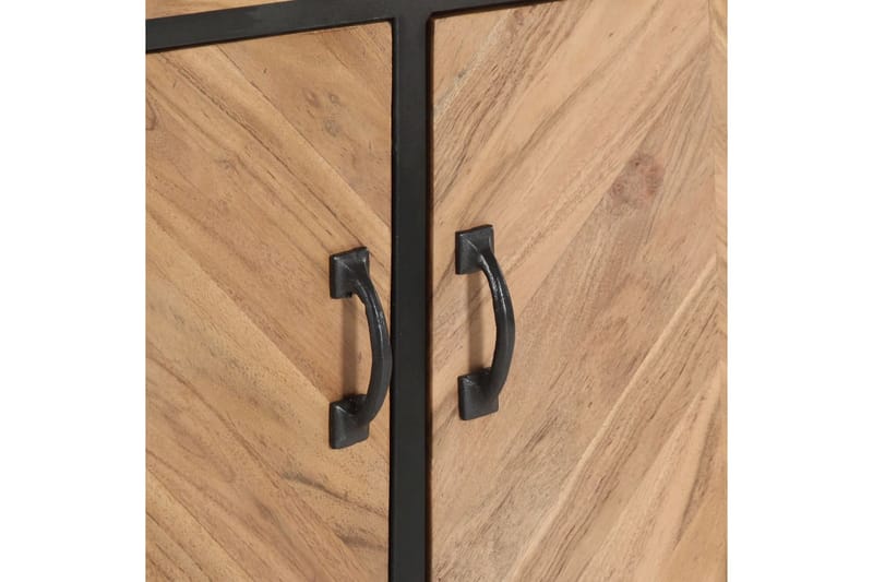 Skänk 120x30x75 cm massivt akaciaträ - Brun - Förvaring - Förvaringsmöbler - Sideboard & skänk