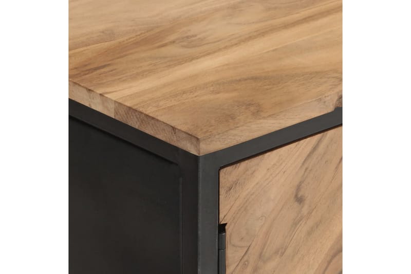 Skänk 120x30x75 cm massivt akaciaträ - Brun - Förvaring - Förvaringsmöbler - Sideboard & skänk