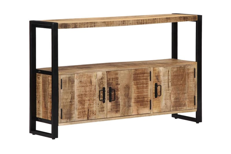 Skänk 120x30x75 cm massivt mangoträ - Brun - Sideboard & skänk