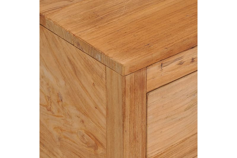 Skänk 125x30x75 cm massiv teak - Brun - Förvaring - Förvaringsmöbler - Sideboard & skänk