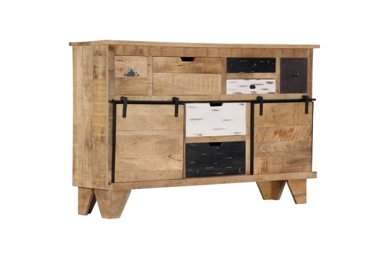 Skänk 140x38x90 cm massivt mangoträ - Brun - Förvaring - Förvaringsmöbler - Sideboard & skänk