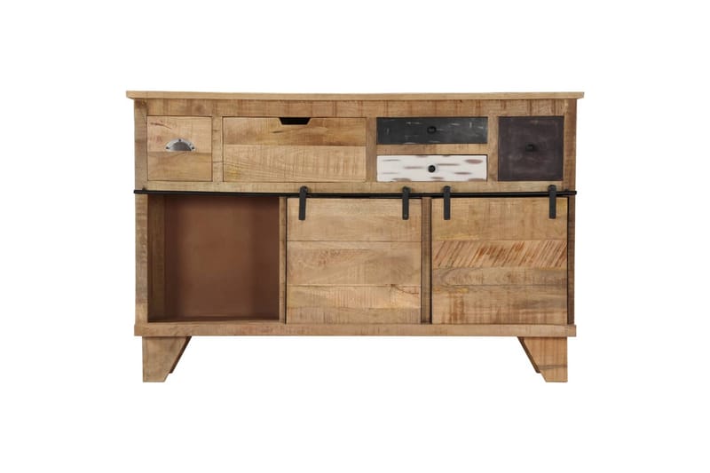 Skänk 140x38x90 cm massivt mangoträ - Brun - Förvaring - Förvaringsmöbler - Sideboard & skänk