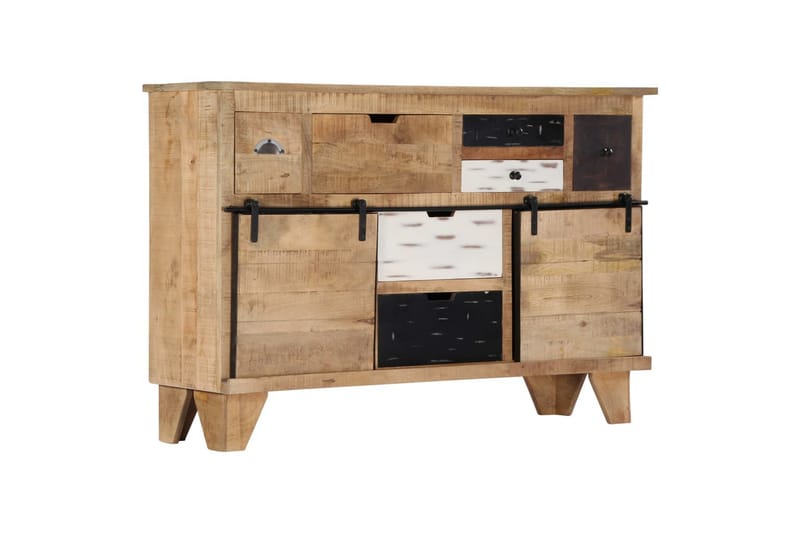 Skänk 140x38x90 cm massivt mangoträ - Brun - Förvaring - Förvaringsmöbler - Sideboard & skänk