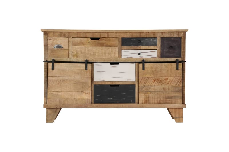 Skänk 140x38x90 cm massivt mangoträ - Brun - Förvaring - Förvaringsmöbler - Sideboard & skänk