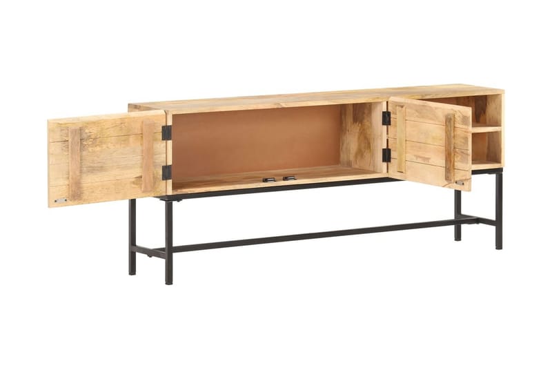 Skänk 145x30x60 cm massivt mangoträ - Brun - Förvaring - Förvaringsmöbler - Sideboard & skänk