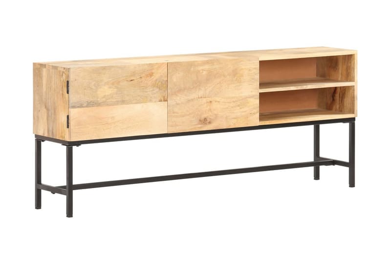 Skänk 145x30x60 cm massivt mangoträ - Brun - Förvaring - Förvaringsmöbler - Sideboard & skänk