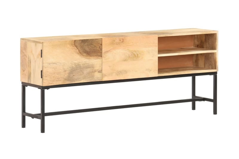 Skänk 145x30x60 cm massivt mangoträ - Brun - Förvaring - Förvaringsmöbler - Sideboard & skänk