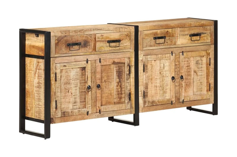 Skänk 172x35x80 cm massivt mangoträ - Brun - Sideboard & skänk