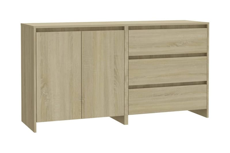 Skänk 2 delar sonoma-ek konstruerat trä - Ek - Sideboard & skänk