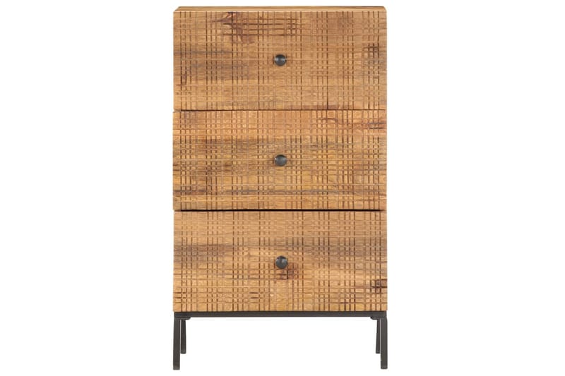 Skänk 45x30x75 cm massivt mangoträ - Brun - Sideboard & skänk