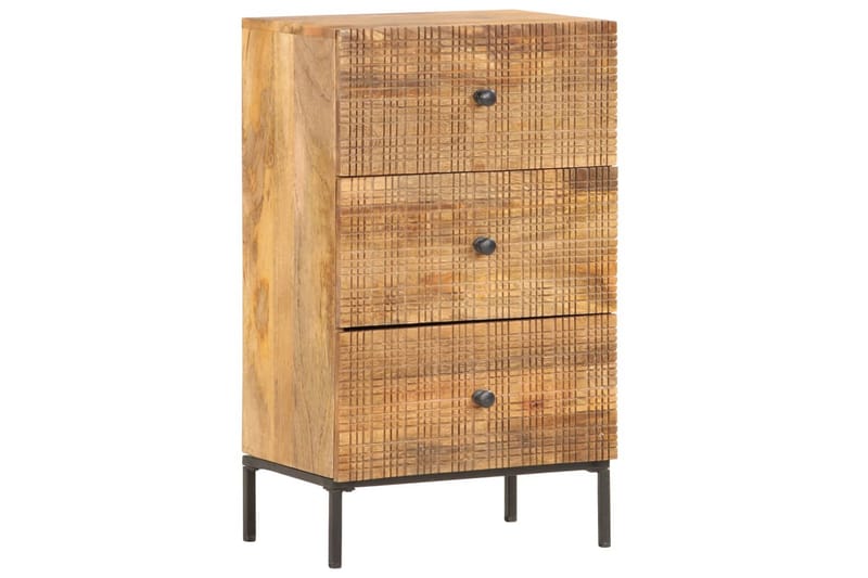 Skänk 45x30x75 cm massivt mangoträ - Brun - Sideboard & skänk