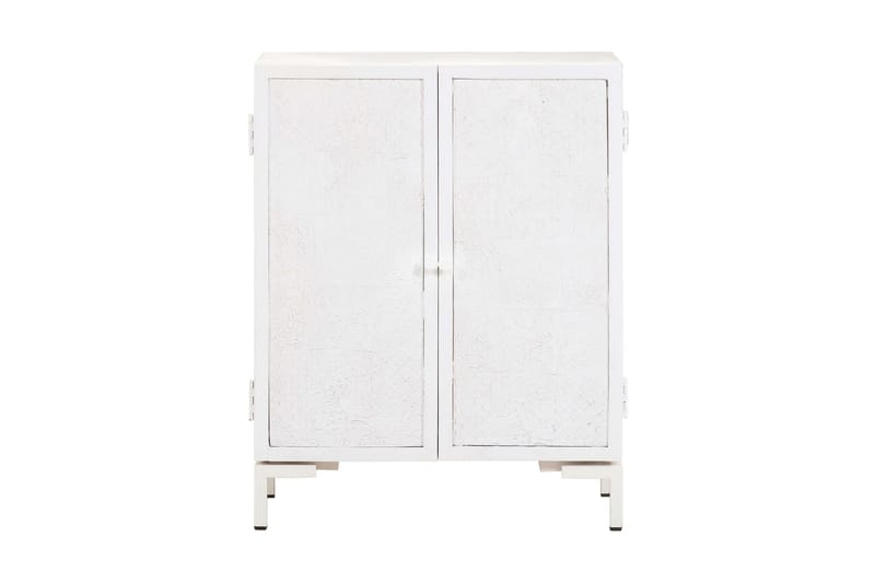 Skänk 60x30x76 cm massivt mangoträ - Vit - Förvaring - Förvaringsmöbler - Sideboard & skänk