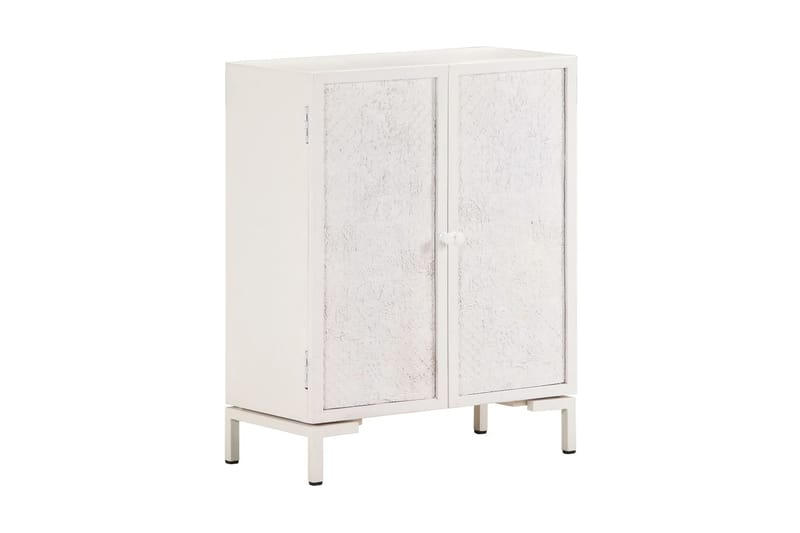 Skänk 60x30x76 cm massivt mangoträ - Vit - Förvaring - Förvaringsmöbler - Sideboard & skänk