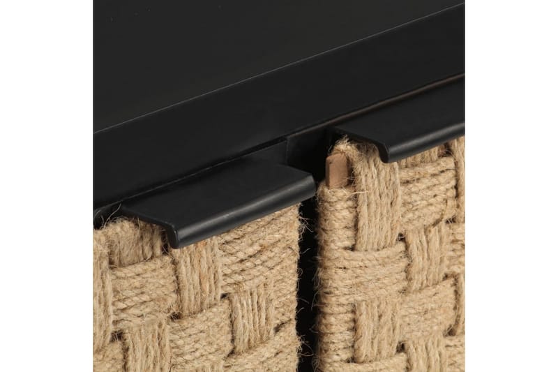 Skänk 60x35x70 cm massivt mangoträ - Svart - Förvaring - Förvaringsmöbler - Sideboard & skänk