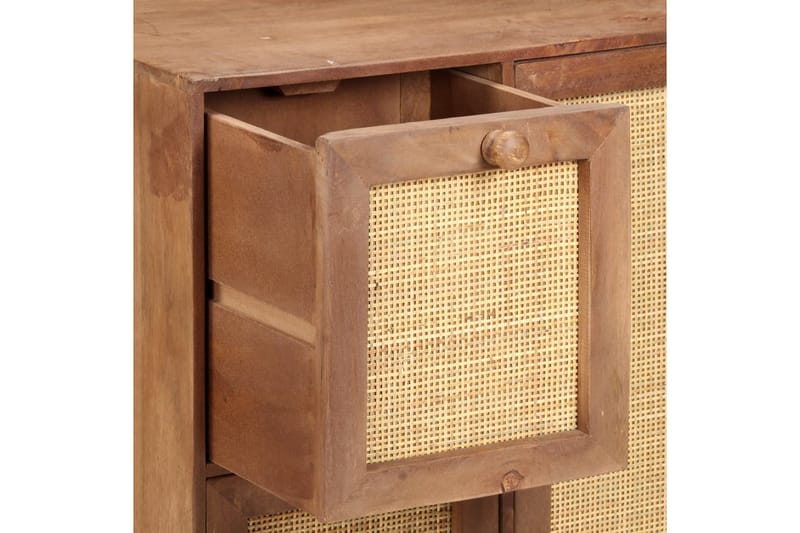 Skänk 60x35x75 cm massivt mangoträ - Brun - Förvaring - Förvaringsmöbler - Sideboard & skänk