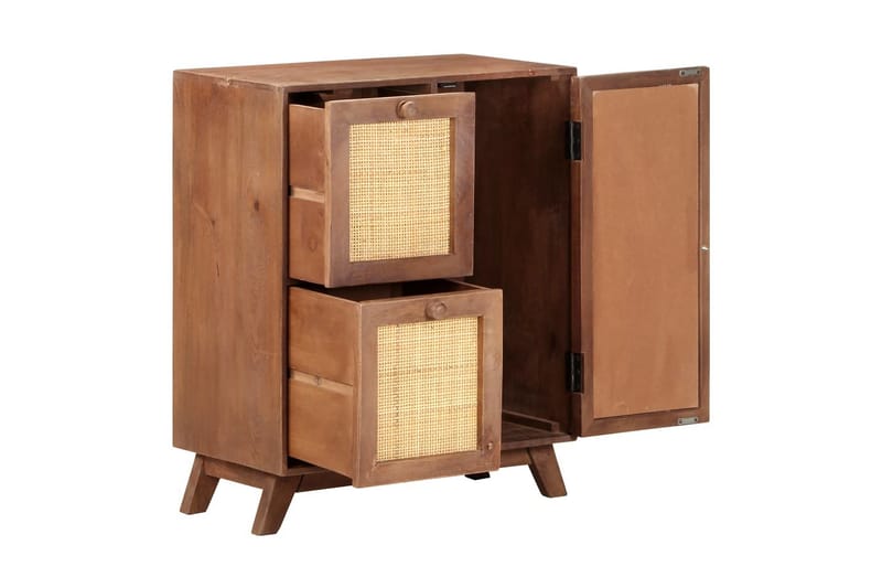 Skänk 60x35x75 cm massivt mangoträ - Brun - Förvaring - Förvaringsmöbler - Sideboard & skänk