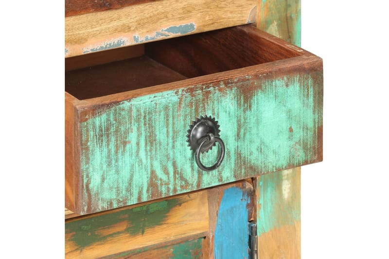 Skänk 70x35x65 cm massivt återvunnet trä - Flerfärgad - Förvaring - Förvaringsmöbler - Sideboard & skänk