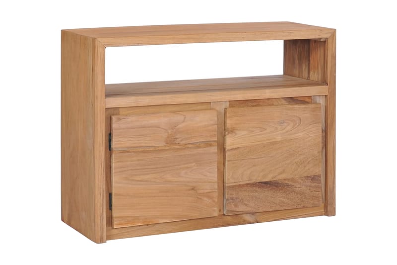 Skänk 80x30x60 cm massiv teak - Brun - Sideboard & skänk