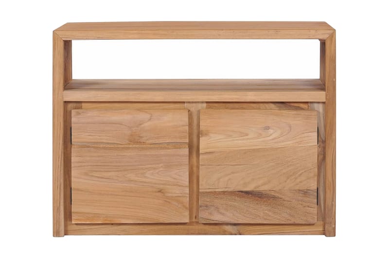 Skänk 80x30x60 cm massiv teak - Brun - Sideboard & skänk