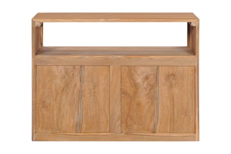 Skänk 80x30x60 cm massiv teak - Brun - Sideboard & skänk